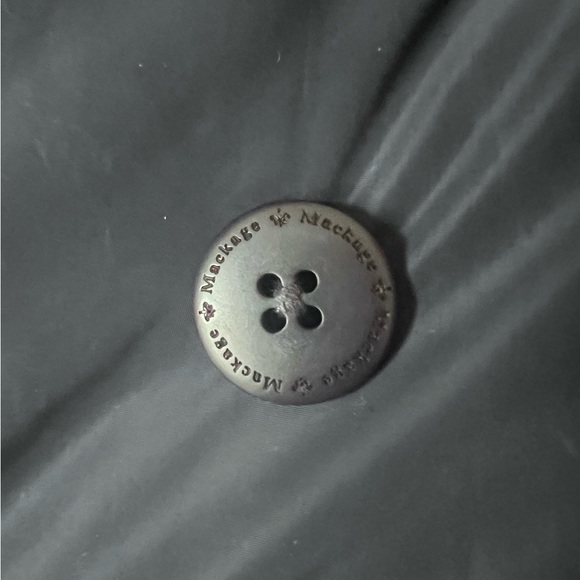 Down coat with natural fur Signature Mackage Collar - Picture 5 of 12